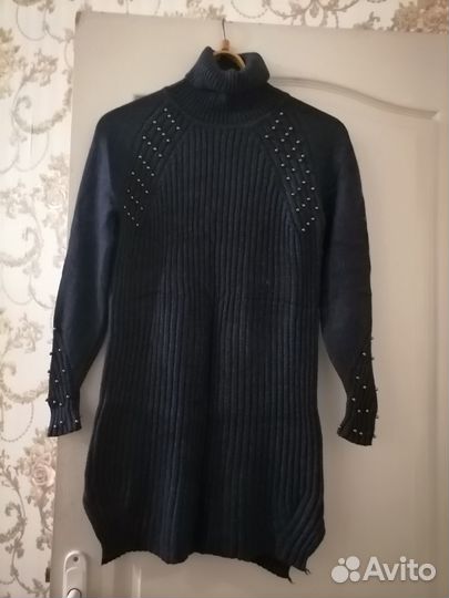 Свитер длинный - туника