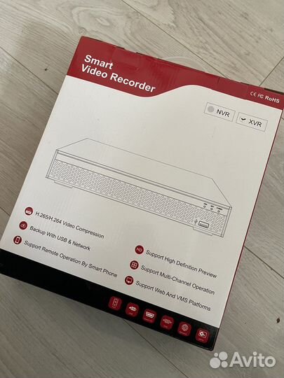 Видеорегистратор 4х канальный(16ip) + жесткий диск