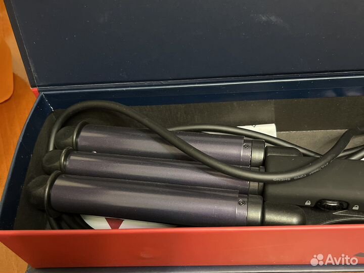 Стайлер щипцы плойка тройная волна для волос