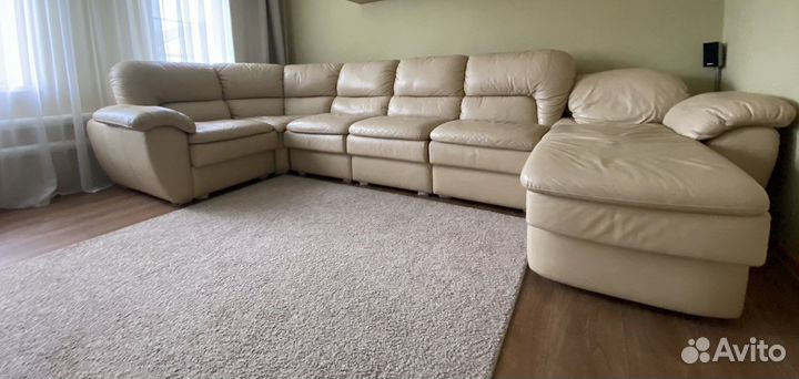 Диван из натуральной кожи 