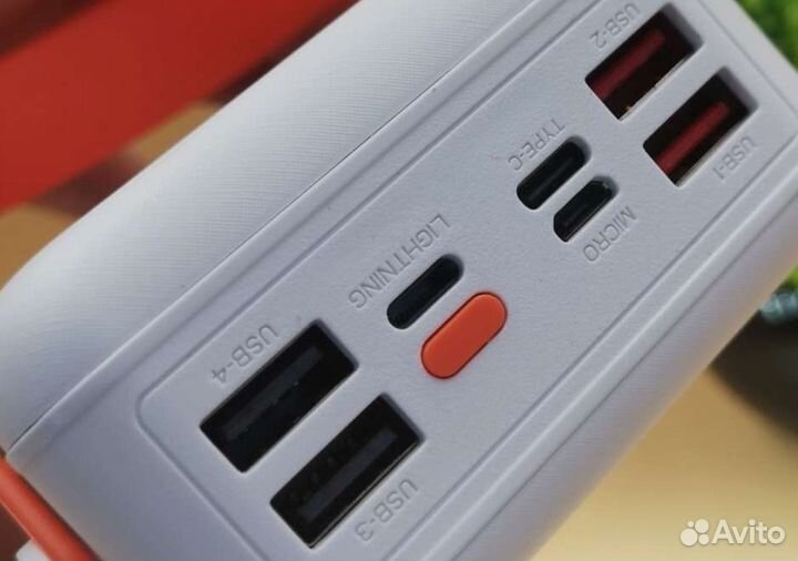 Повербанк 50000mah Powerbank кемпинговый фонарь