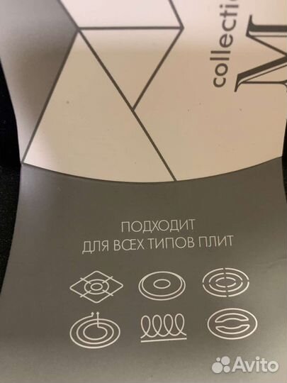 Сковорода с антипригарным покрытием новая