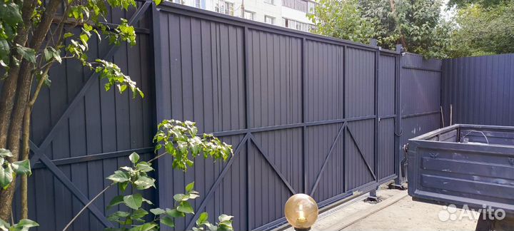 Ворота откатные под ключ