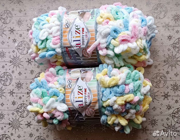 Пряжа alize puffy ализе пуффи