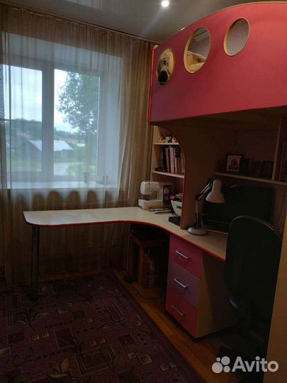 Кровать чердак со столом