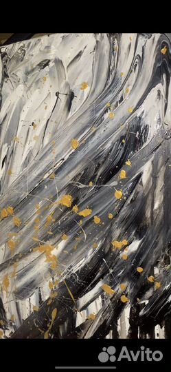 Картина русной работы, акрил