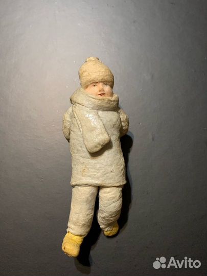 Балерина и Крокодил Снежинка елочная игрушка СССР