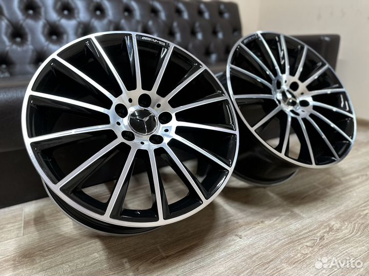 Новые разноширокие диски amg R19 5-112 8.5/9.5J