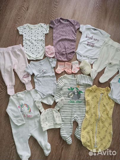 Детская одежда пакетом для девочки 62