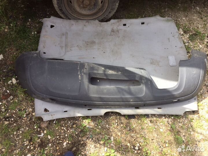 Юбка заднего бампера Ауди Q3