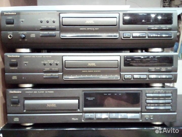 CD, двухкассетники Technics Pioneer