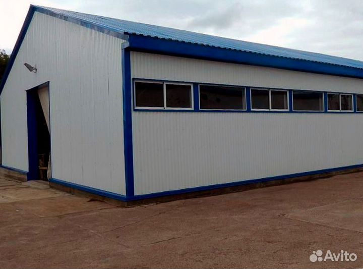 Продажа ангаров каркасных на заказ, арт:Gyp-6865