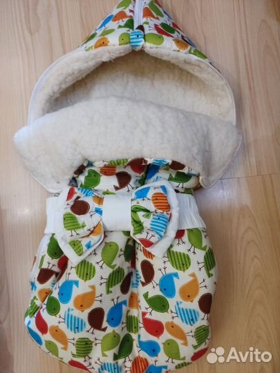 Конверт на выписку зимний