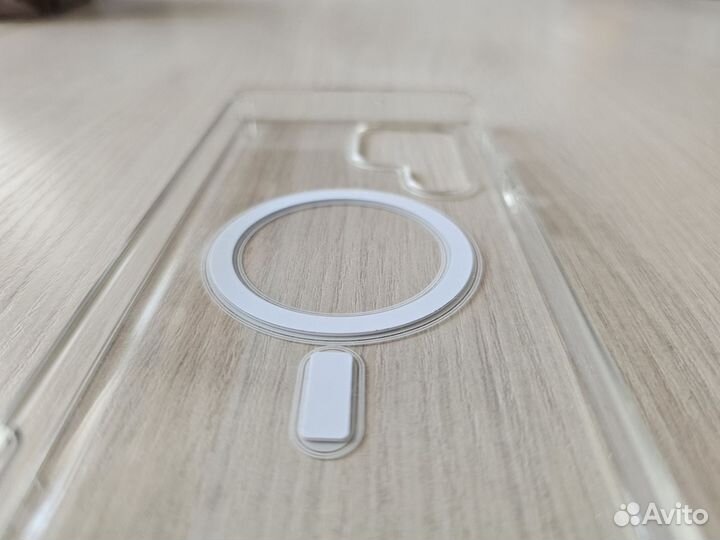 Прозрачный силиконовый чехол для Galaxy S22 Ultra