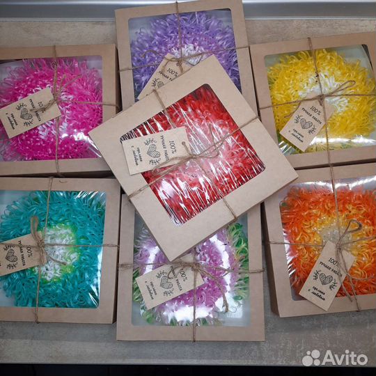 Мочалка ручной работы