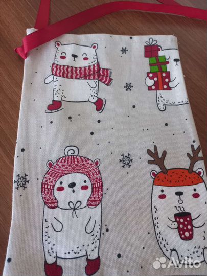 Новогдние мешочки для оформления подарков