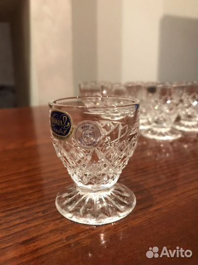 Хрустальные рюмки Богемия СССР
