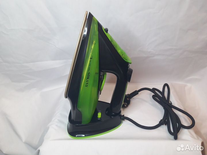 Утюг паровой беспроводной мощный Sokany