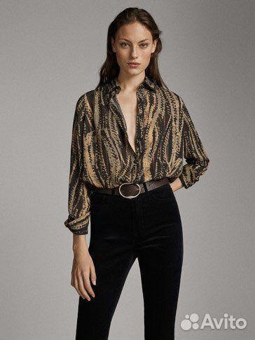 Рубашки блузки Massimo dutti