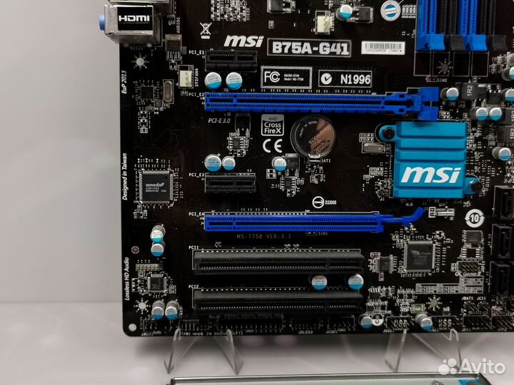 Мат.плата Socket LGA1155 MSI B75A-G41