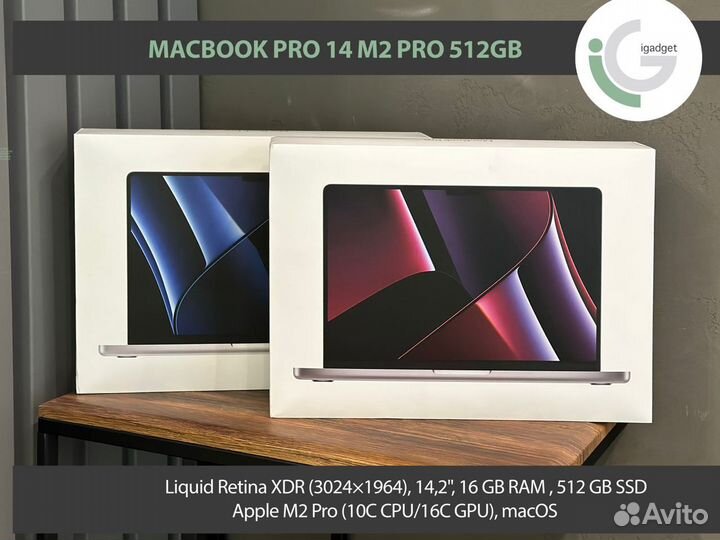 Macbook Pro 14 M2 Pro /10C/16C/16GB/512GB
