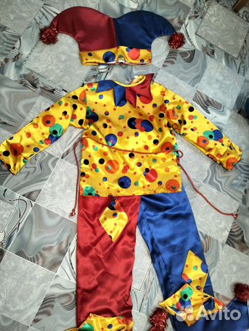 Костюм петрушки 116