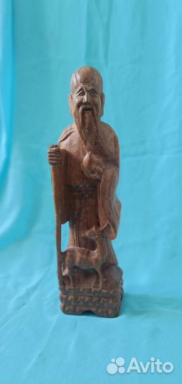 Статуэтка резьба по дереву Шоу Синь