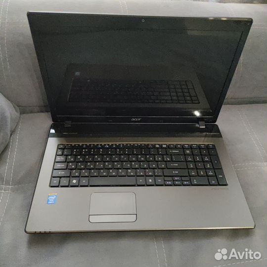 Большой ноутбук Acer 17,3 Core i7 16 Gb