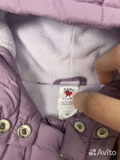 Жилетка для девочки 68
