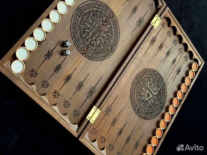 Нарды с гравировкой