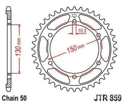 Звезда ведомая JTR859 46