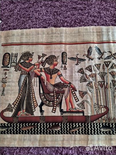 Картина, Египетский папирус