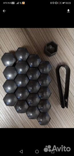 Защитные декоративные колпачки 19мм