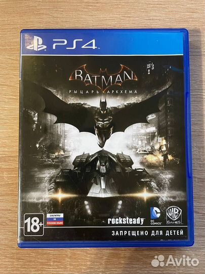 Игра (диск) Batman: Рыцарь Аркхема ps4