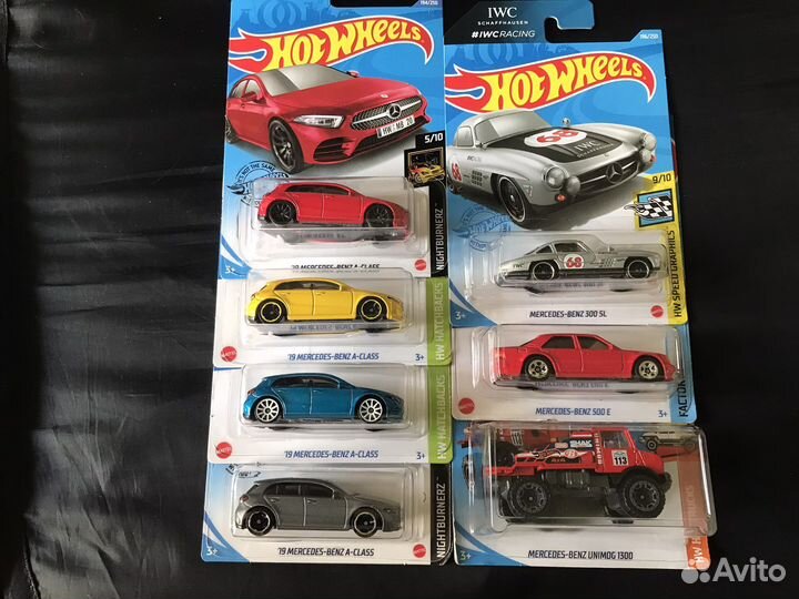 Hot wheels европейцы: Mercedes, Audi, BMW и др