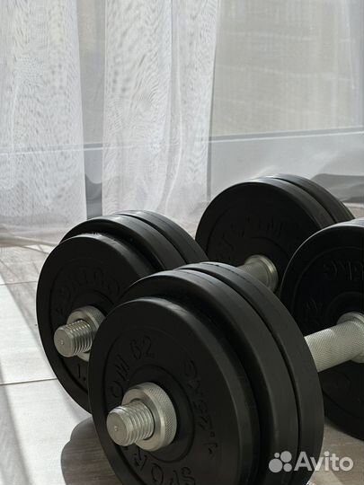 Гантели borabo разборные обрезиненные