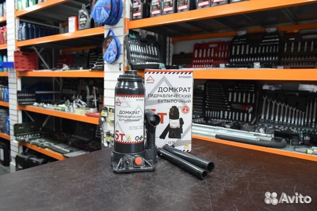 Домкрат гидравлический бутылочный 5т 216-413мм