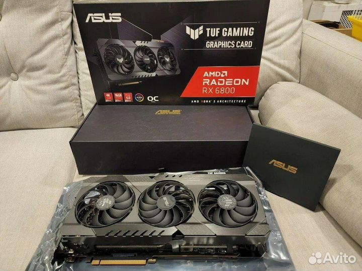 Rx 6800 Asus TUF видеокарта