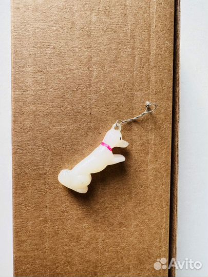 Елочная игрушка СССР собака малютка