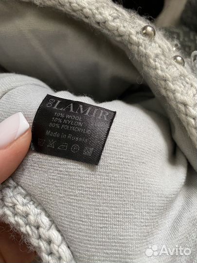 Комплект шапка, варежки зима-демисизон