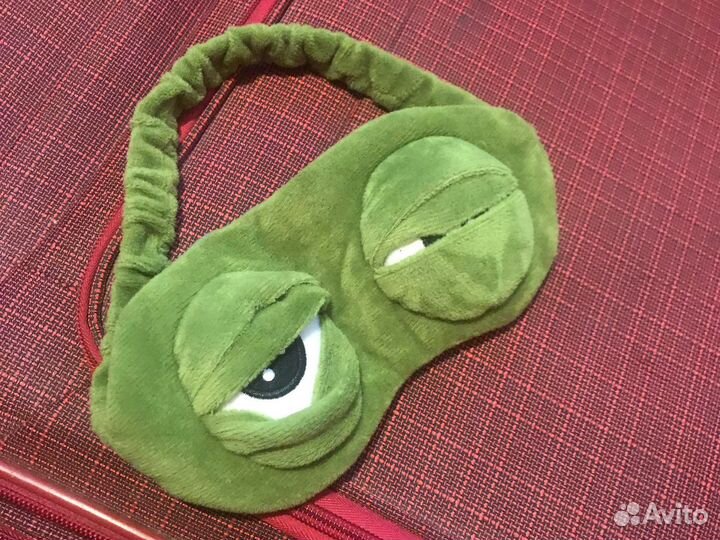 Маска для сна лягушка Пепе