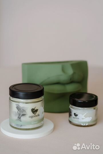 Свеча декоративная ароматическая в банке