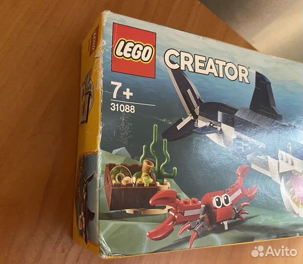 Lego creator 31088 акула новый