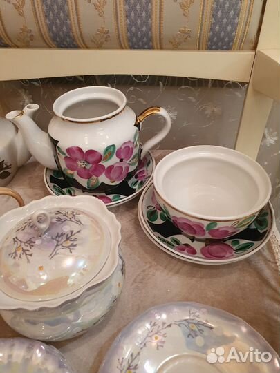 Сервиз чайный Агашки Дулево,Вербилки,Коростельский