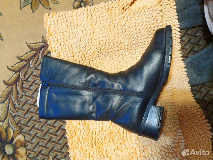 Зимние женские сапоги 38 размера, натуральная кожа