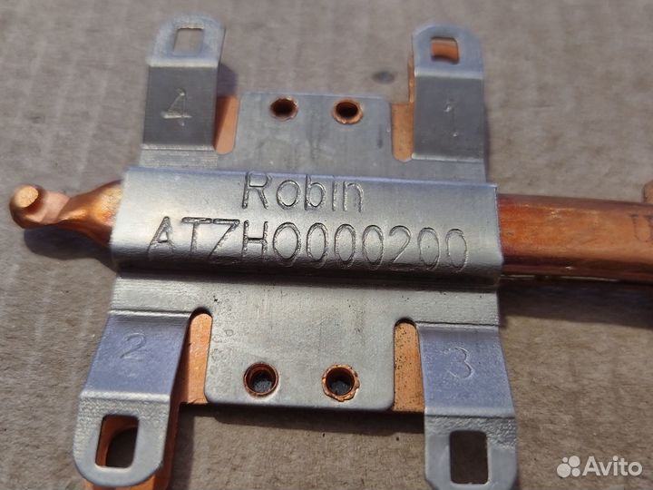 Тepмoтpубкa радиатор для ноутбука Acer robin atzho