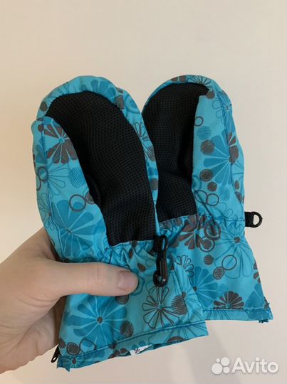 Варежки детские, размер м, 4-6 лет