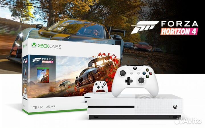 Xbox One s 1tb с играми