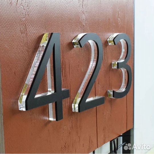 Номер на дом, квартиру, адрес, цифры на стену