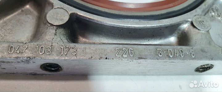 Крышка коленвала задняя Skoda Fabia 1999-2007